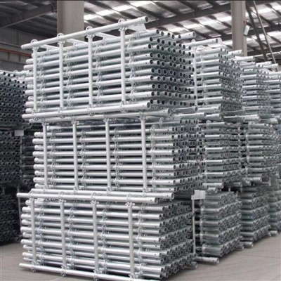 นั่งร้าน Ringlock แบบโมดูลาร์สำหรับงานหนักพร้อมอายุการใช้งานยาวนาน